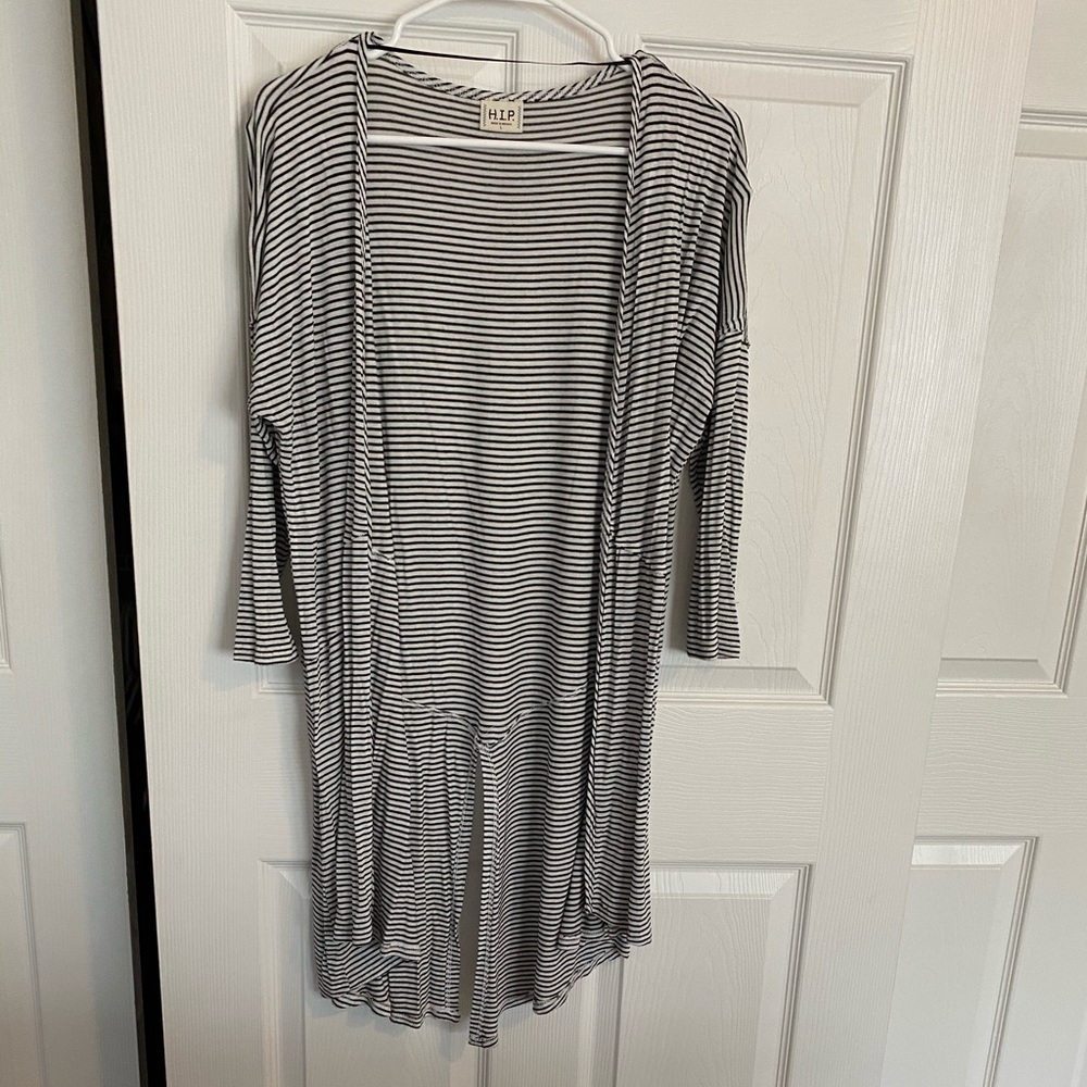 Stripe light weight cardigan